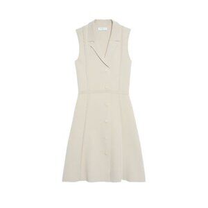 SANDRO Beige Knit Dress - SIZE S